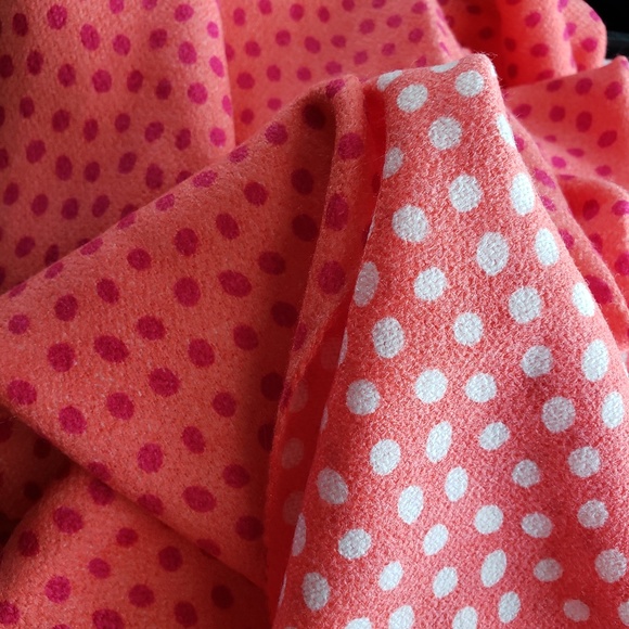 Polka Dot Reversible Scarf NEW! - Picture 2 of 14